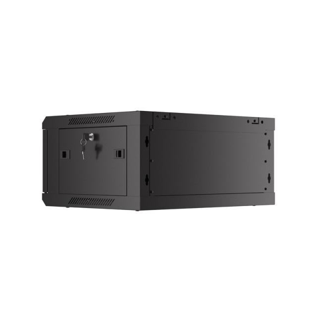 Lanberg - WF01-6404-23B armario rack 4U Bastidor de pared Negro