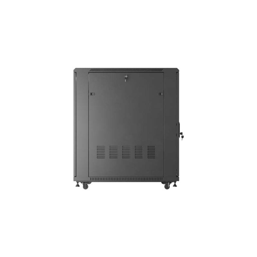 Lanberg - FF01-6022-12B armario rack 22U Rack o bastidor independiente Negro