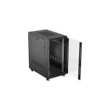Lanberg - FF01-6022-12B armario rack 22U Rack o bastidor independiente Negro