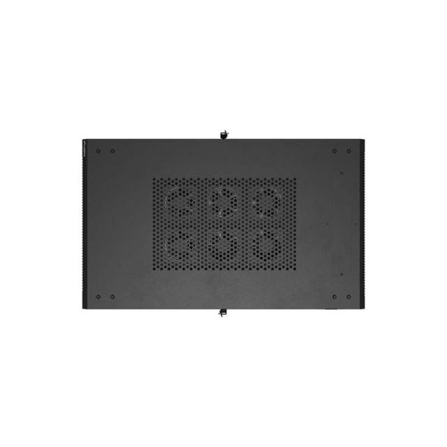 Lanberg - FF01-6022-12B armario rack 22U Rack o bastidor independiente Negro