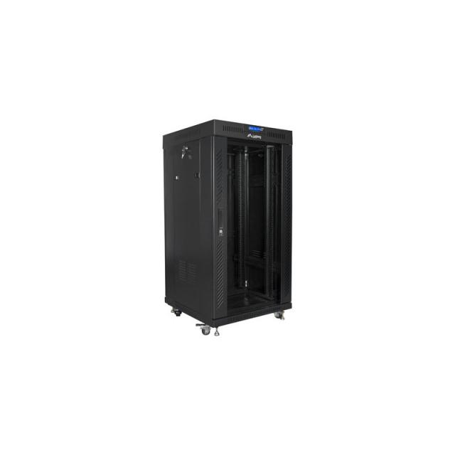Lanberg - FF01-6622-12BL armario rack 22U Rack o bastidor independiente Negro