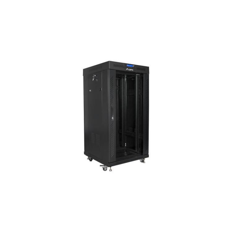 Lanberg - FF01-6622-12BL armario rack 22U Rack o bastidor independiente Negro