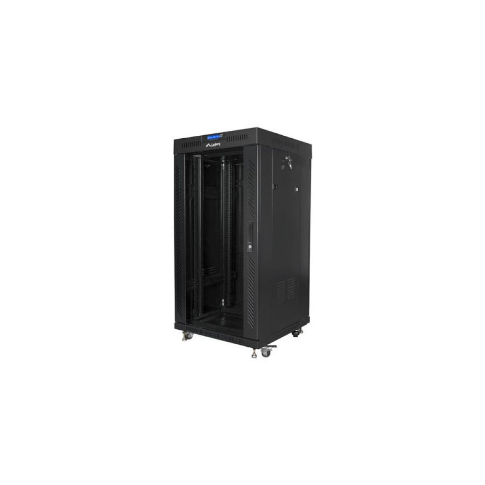 Lanberg - FF01-6622-12BL armario rack 22U Rack o bastidor independiente Negro
