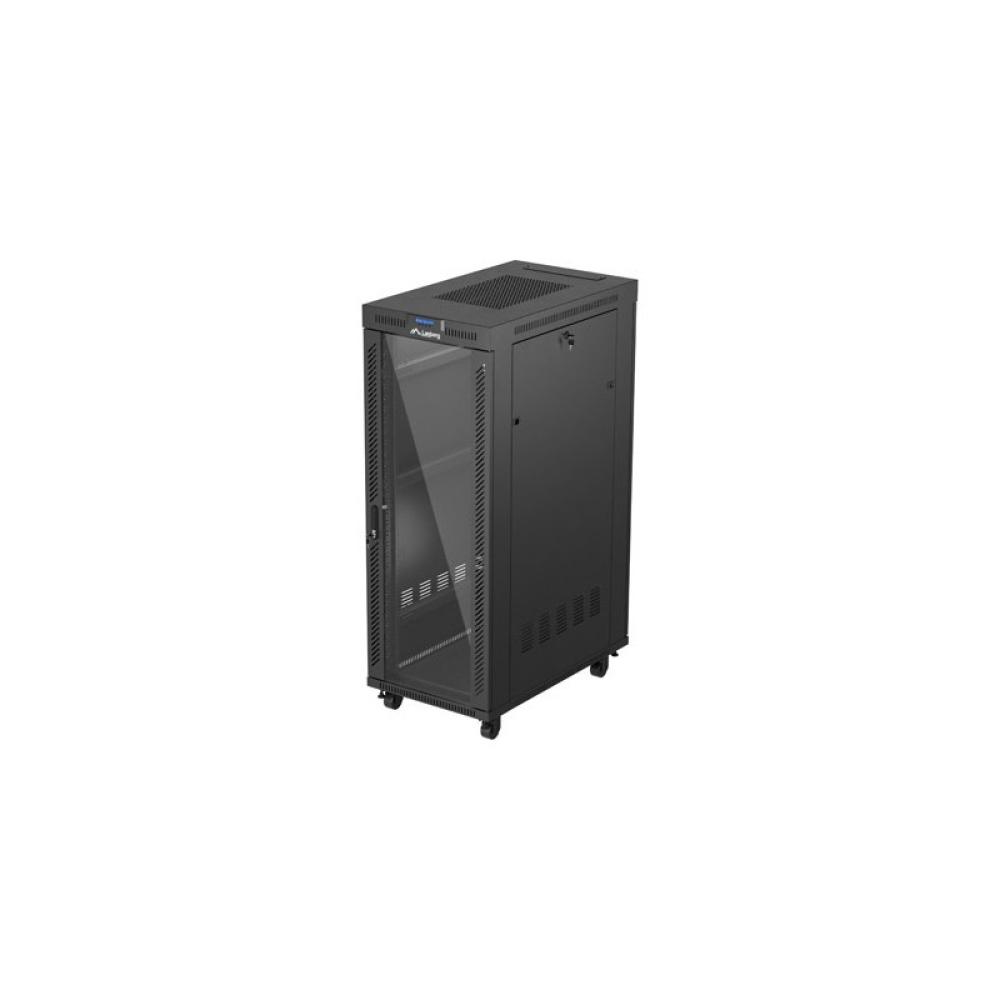 Lanberg - FF01-6032-12BL armario rack 32U Bastidor para instalación en suelo Negro