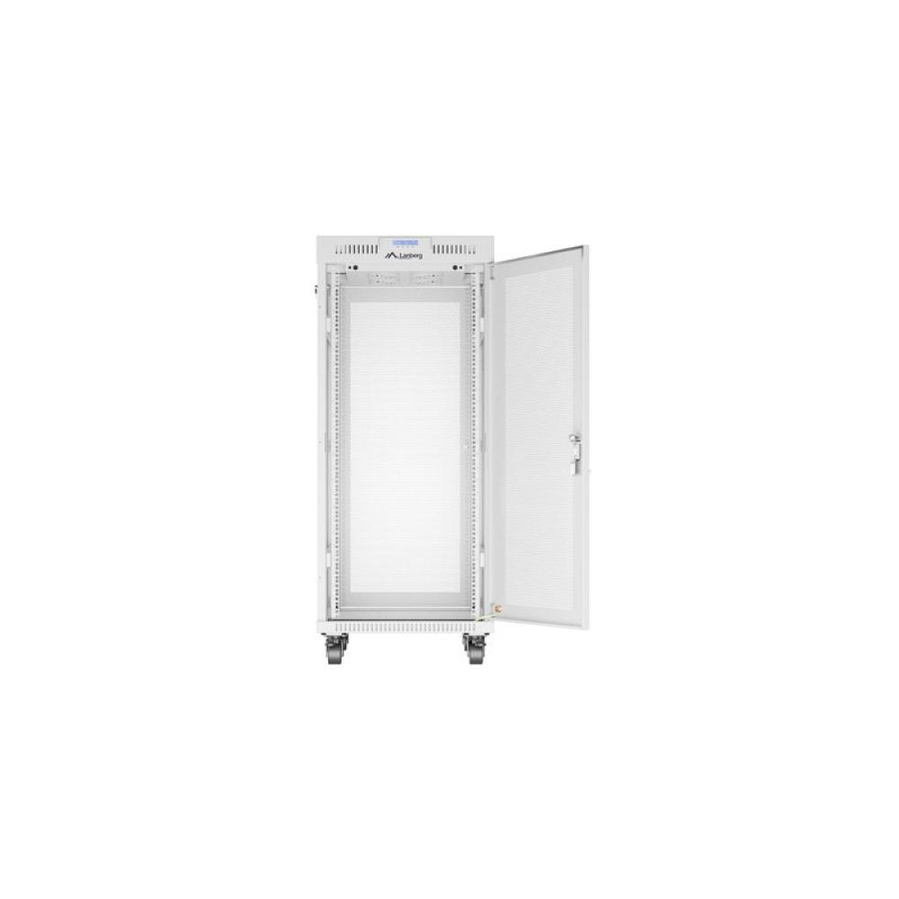 Lanberg - FF01-6827-23SL armario rack 27U Bastidor para instalación en suelo Gris