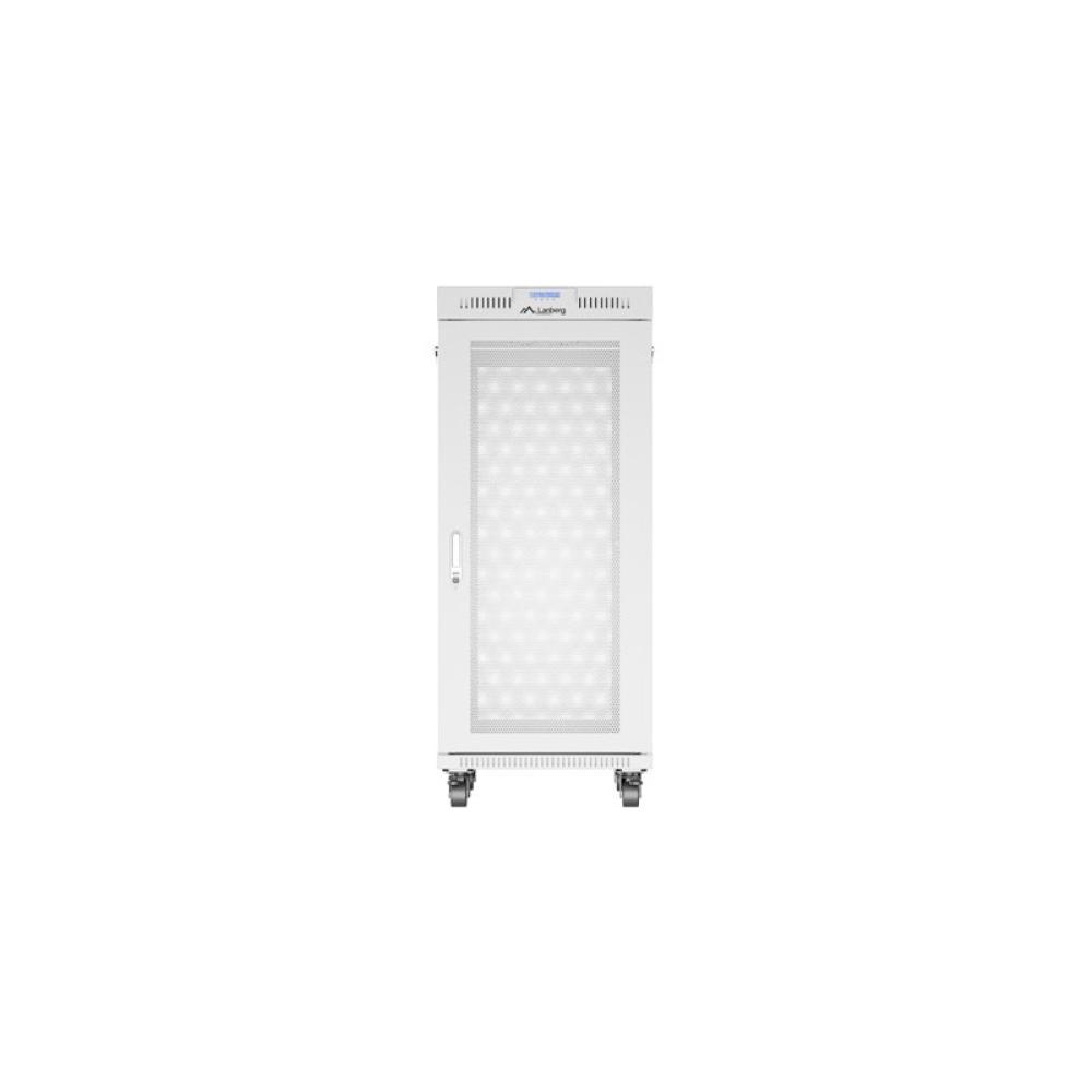 Lanberg - FF01-6827-23SL armario rack 27U Bastidor para instalación en suelo Gris