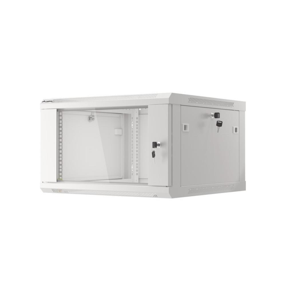 Lanberg - WF01-6606-10S armario rack 6U Bastidor de pared Gris