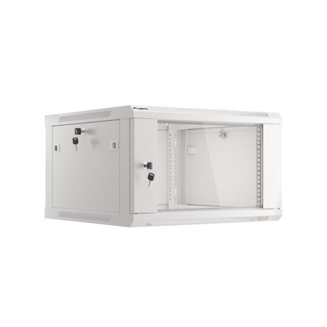 Lanberg - WF01-6606-10S armario rack 6U Bastidor de pared Gris
