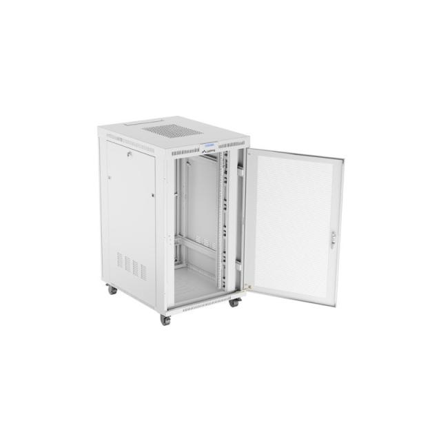 Lanberg - FF01-8027-23SL armario rack 27U Rack o bastidor independiente Gris