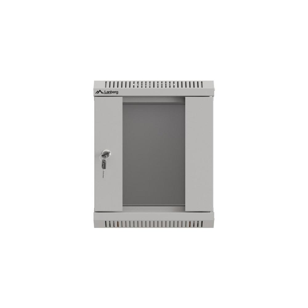 Lanberg - WF11-3306-10S armario rack 6U Bastidor de pared Gris