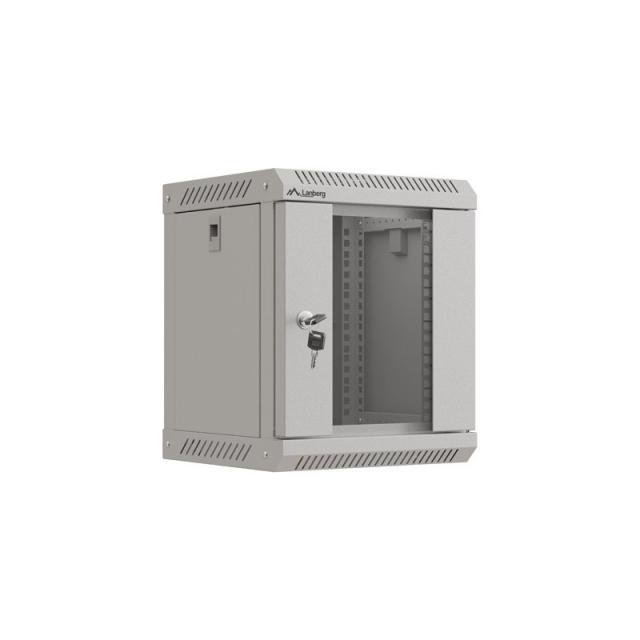 Lanberg - WF11-3306-10S armario rack 6U Bastidor de pared Gris