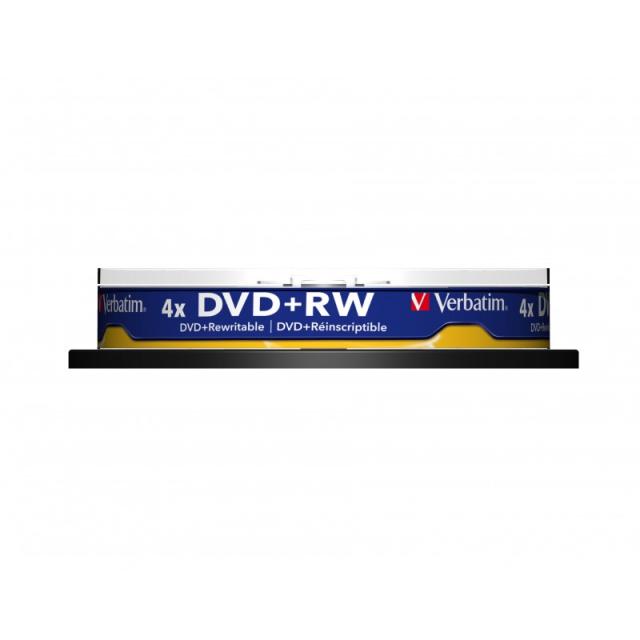 Verbatim - DVD+RW Matt Silver 4,7 GB 10 pieza(s)