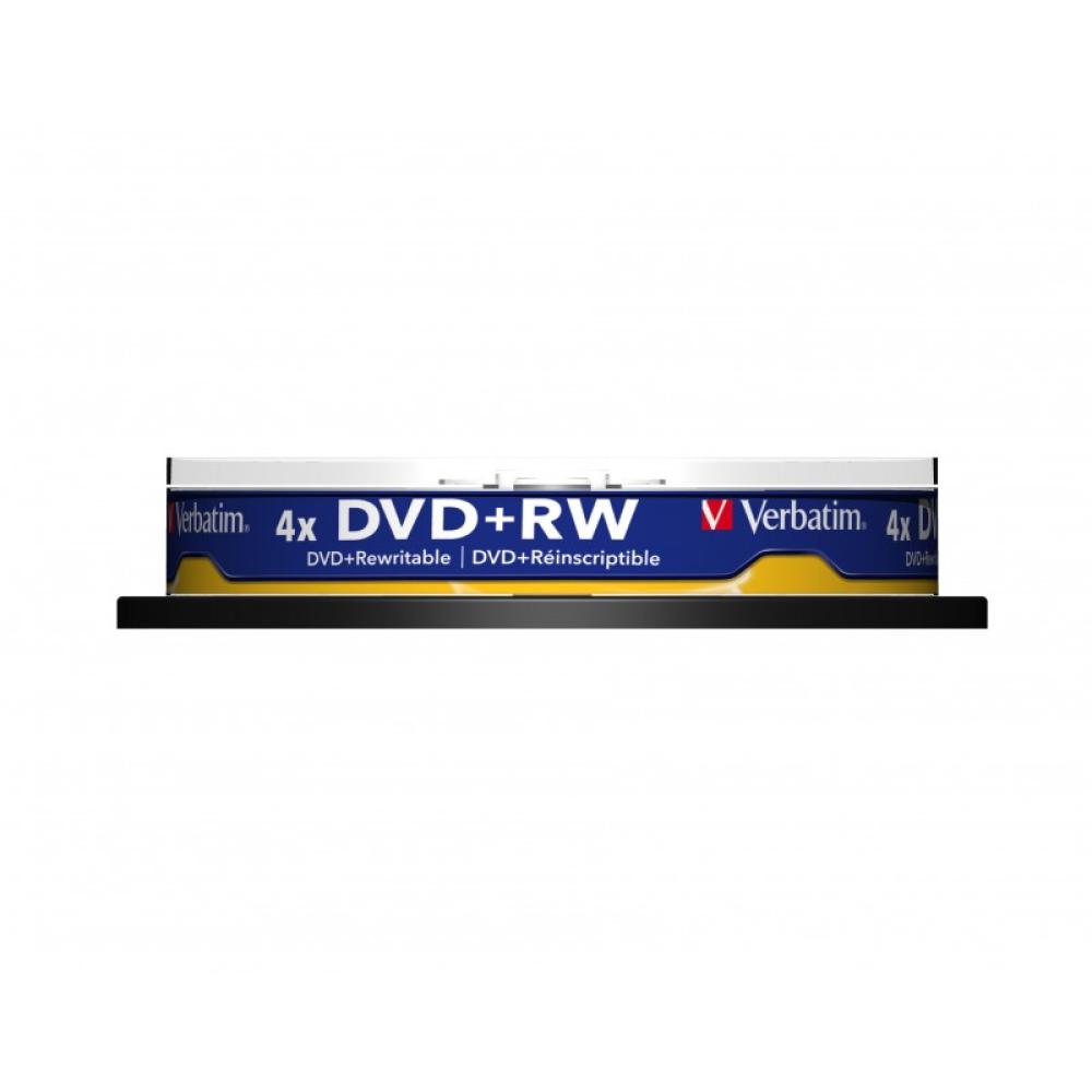 Verbatim - DVD+RW Matt Silver 4,7 GB 10 pieza(s)