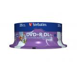 Verbatim - 43667 DVD en blanco 8,5 GB DVD+R DL 25 pieza(s)