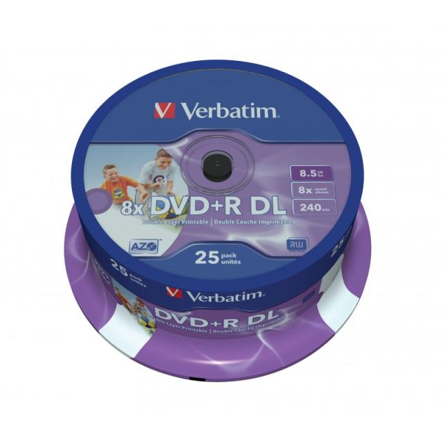 Verbatim - 43667 DVD en blanco 8,5 GB DVD+R DL 25 pieza(s)