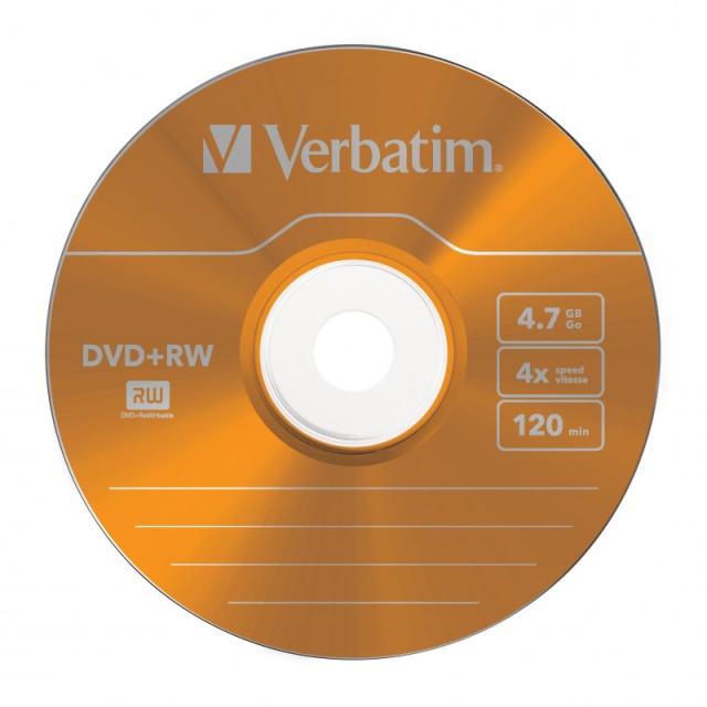Verbatim - DVD+RW Colours 4,7 GB 5 pieza(s)