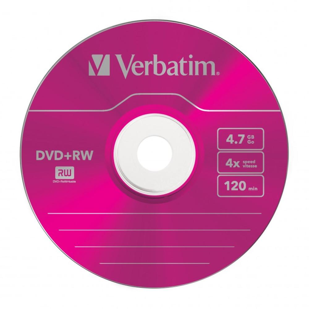 Verbatim - DVD+RW Colours 4,7 GB 5 pieza(s)