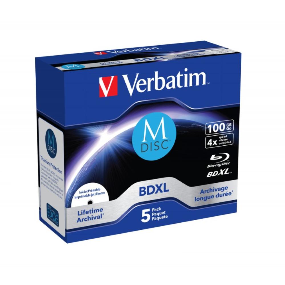 Verbatim - 43834 disco blu-ray lectura/escritura (BD) BDXL 100 GB 5 pieza(s)