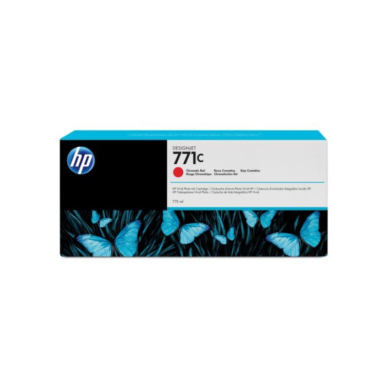 HP - Cartucho de tinta DesignJet 771C rojo cromático de 775 ml