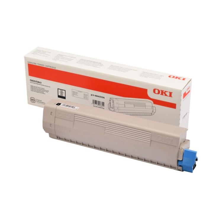 OKI - 46443120 cartucho de tóner 1 pieza(s) Original Negro