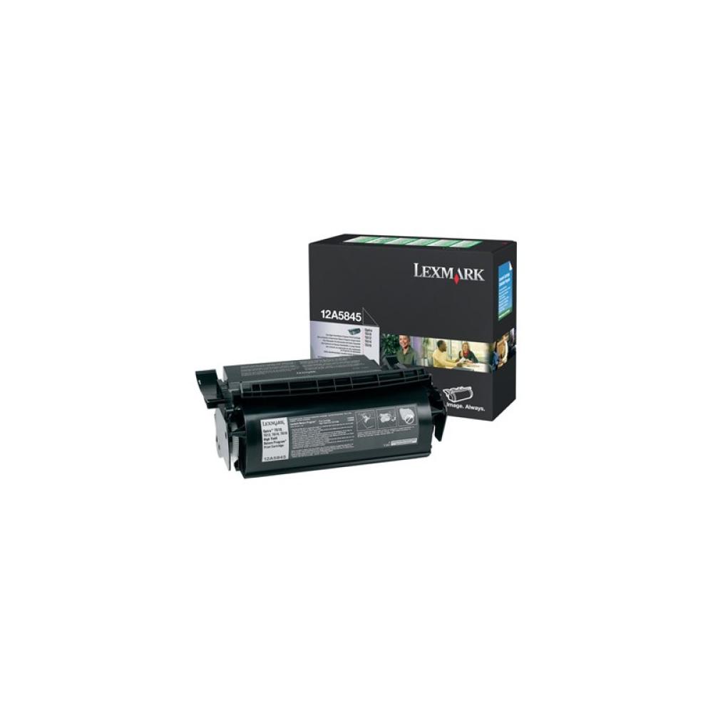 Lexmark - 12A5845 cartucho de tóner 1 pieza(s) Original Negro