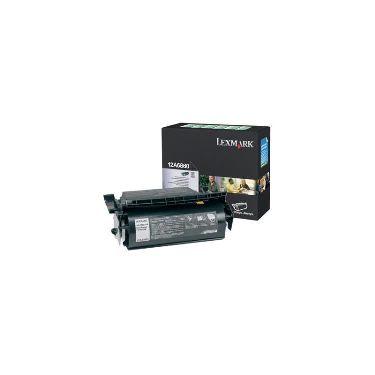 Lexmark - 12A6860 cartucho de tóner 1 pieza(s) Original Negro