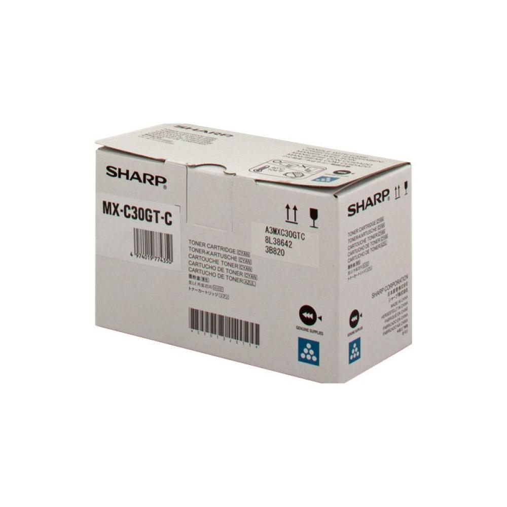 Sharp - MXC30GTC cartucho de tóner 1 pieza(s) Original Cian
