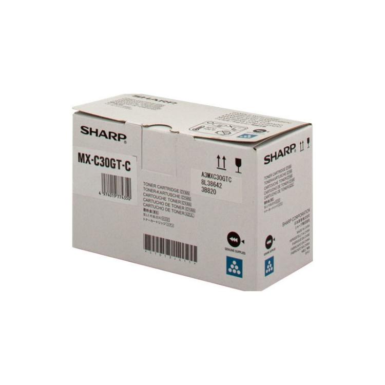 Sharp - MXC30GTC cartucho de tóner 1 pieza(s) Original Cian