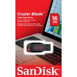 SanDisk - Cruzer Blade unidad flash USB 16 GB USB tipo A 2.0 Negro, Rojo