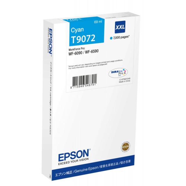 Epson - C13T90724N cartucho de tinta 1 pieza(s) Original Extra (Súper) alto rendimiento Cian