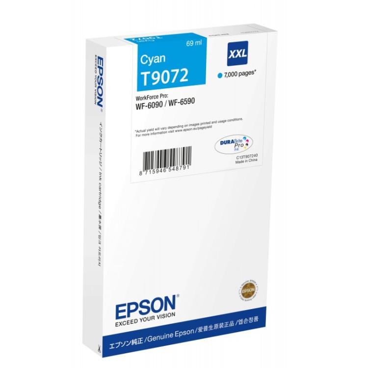 Epson - C13T90724N cartucho de tinta 1 pieza(s) Original Extra (Súper) alto rendimiento Cian
