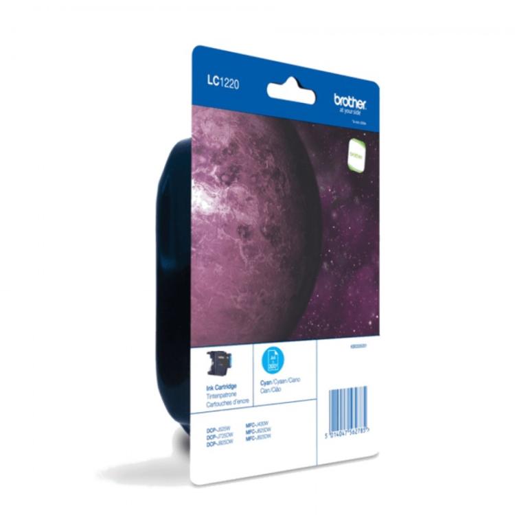 Brother - LC1220CBP cartucho de tinta 1 pieza(s) Original Cian