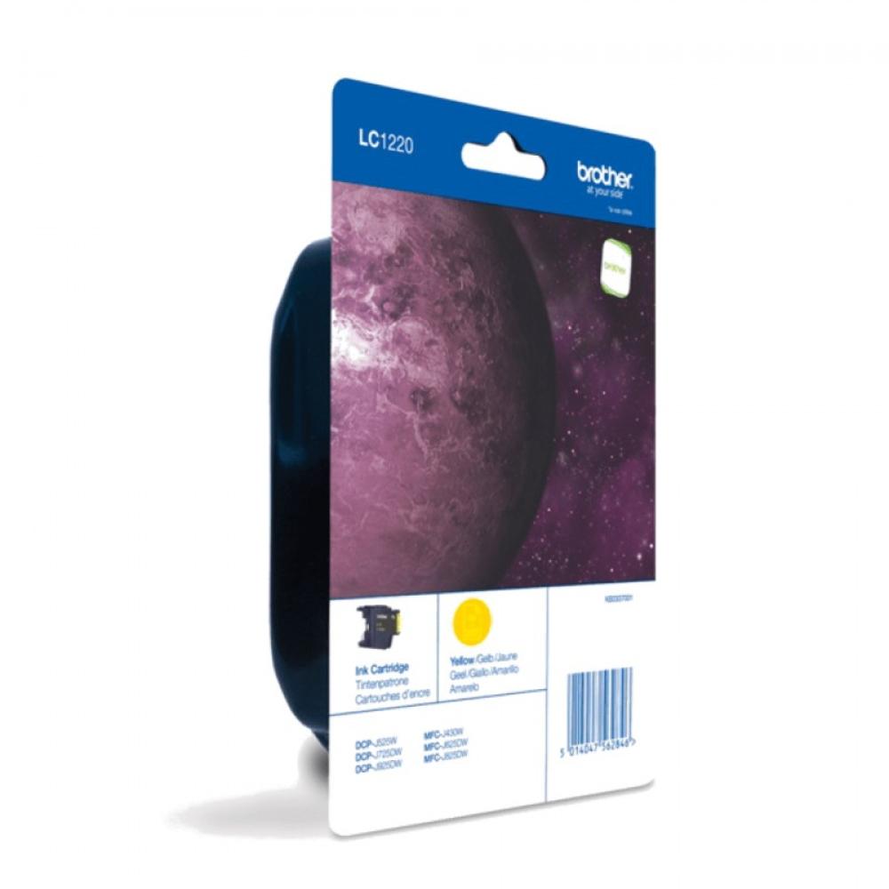 Brother - LC1220YBP cartucho de tinta 1 pieza(s) Original Amarillo