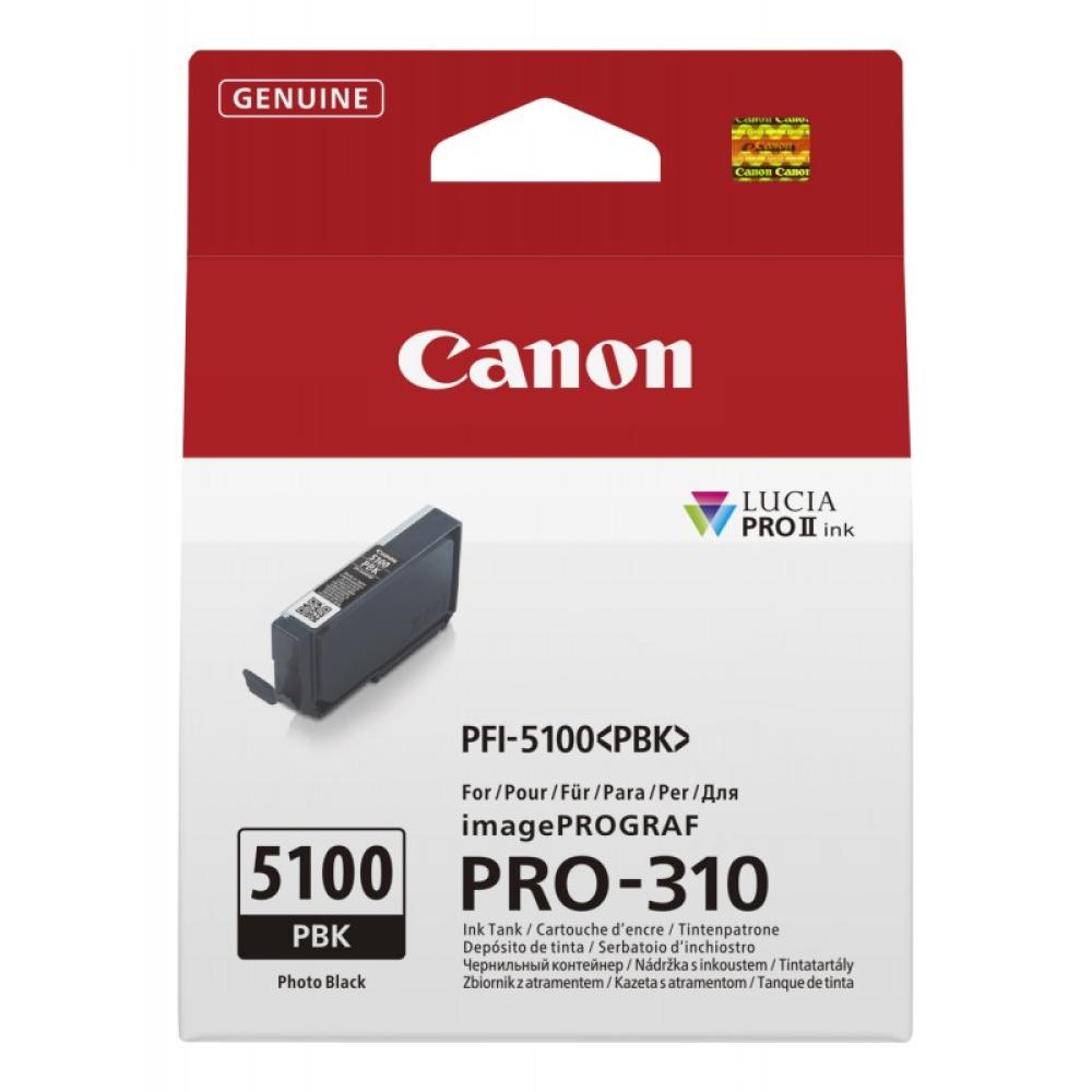 Canon - PFI-5100 PBK cartucho de tinta 1 pieza(s) Original Foto negro