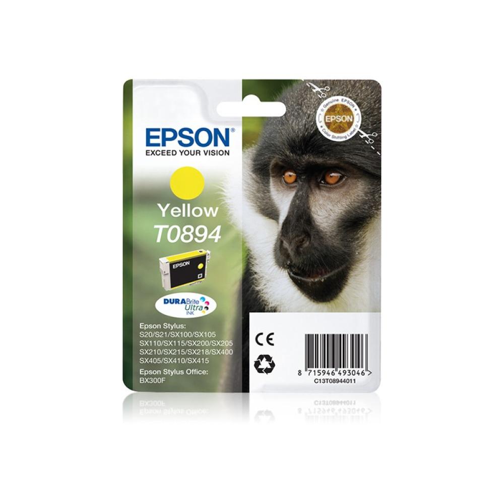 Epson - Monkey Cartucho T0894 amarillo (etiqueta RF)