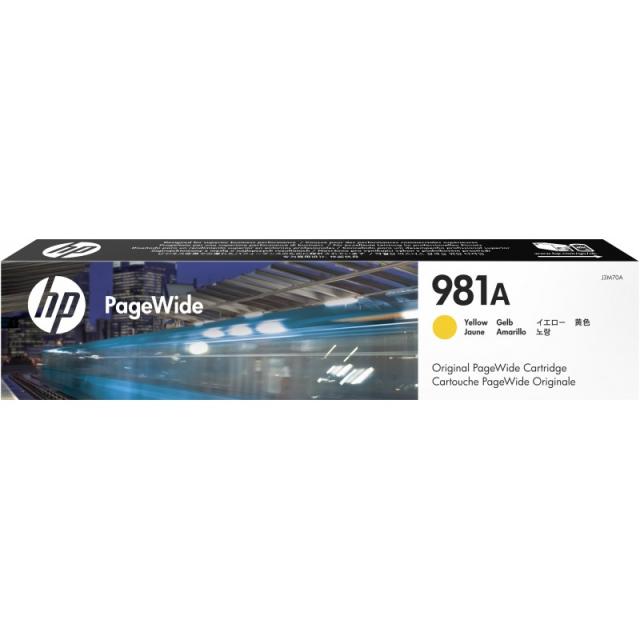 HP - Cartucho original PageWide 981A negro
