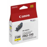 Canon - PFI-5100 Y cartucho de tinta 1 pieza(s) Original Amarillo