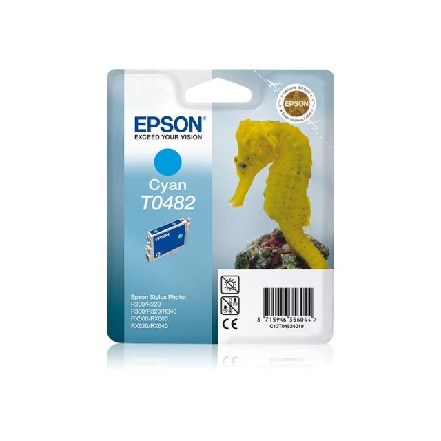 Epson - Seahorse Cartucho T0482 cian (etiqueta RF)