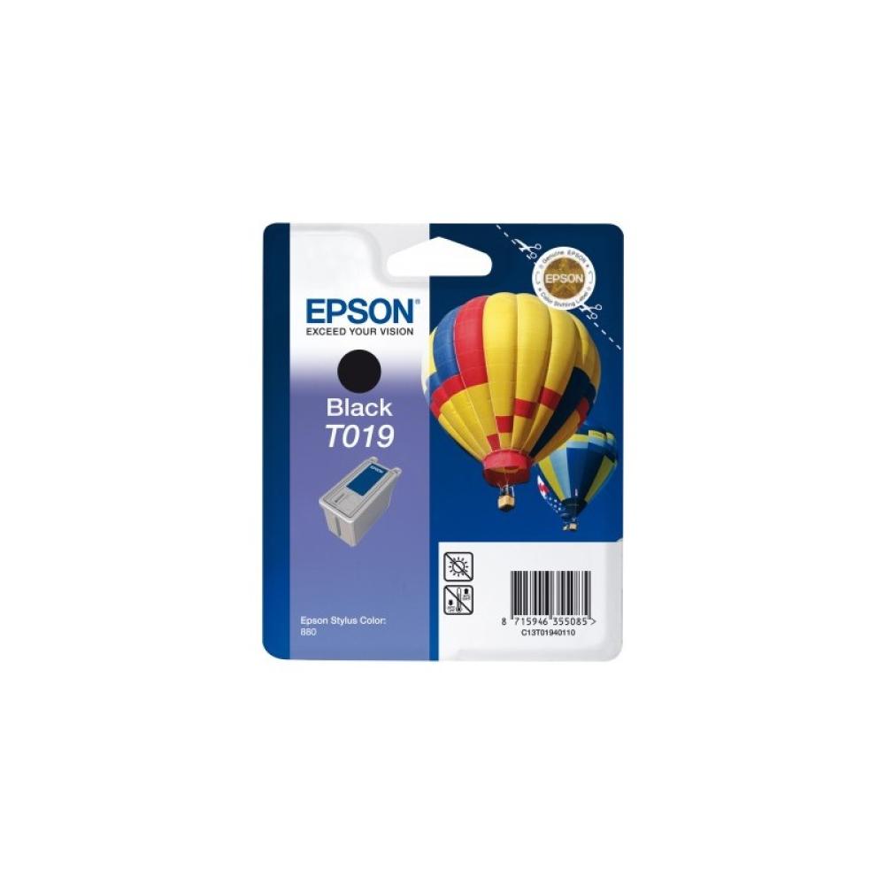 Epson - Cartucho T019 negro (etiqueta RF)