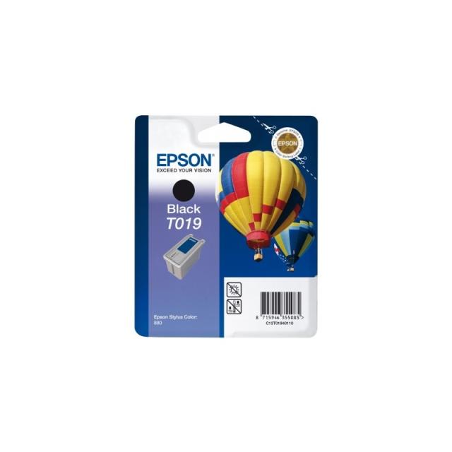 Epson - Cartucho T019 negro (etiqueta RF)