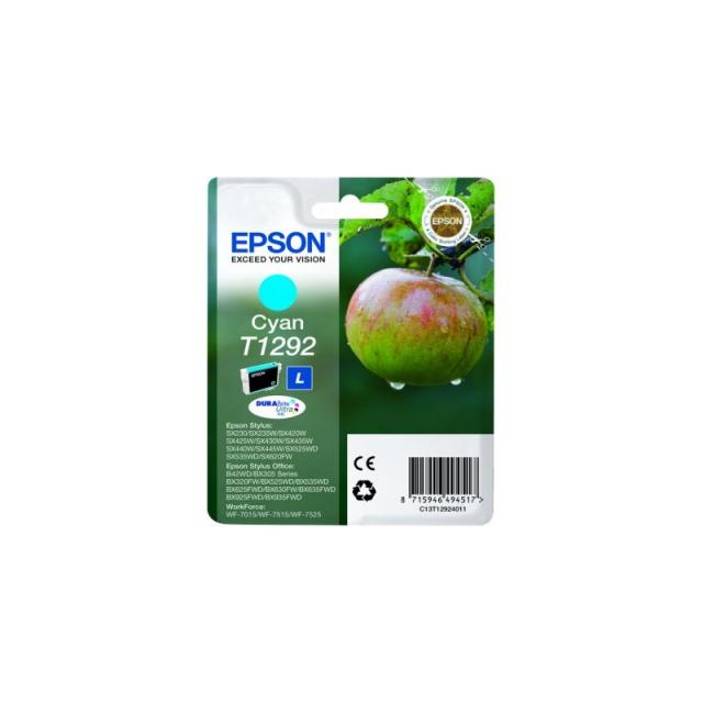 Epson - Apple Cartucho T1292 cian