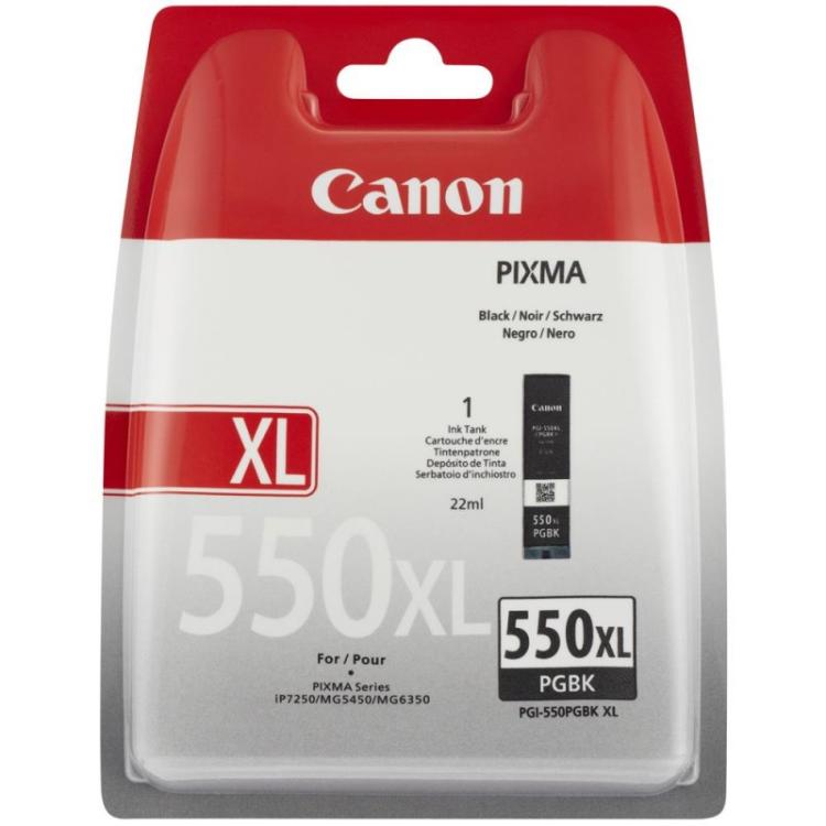 Canon - PGI-550XL PGBK w/sec cartucho de tinta 1 pieza(s) Original Alto rendimiento (XL)