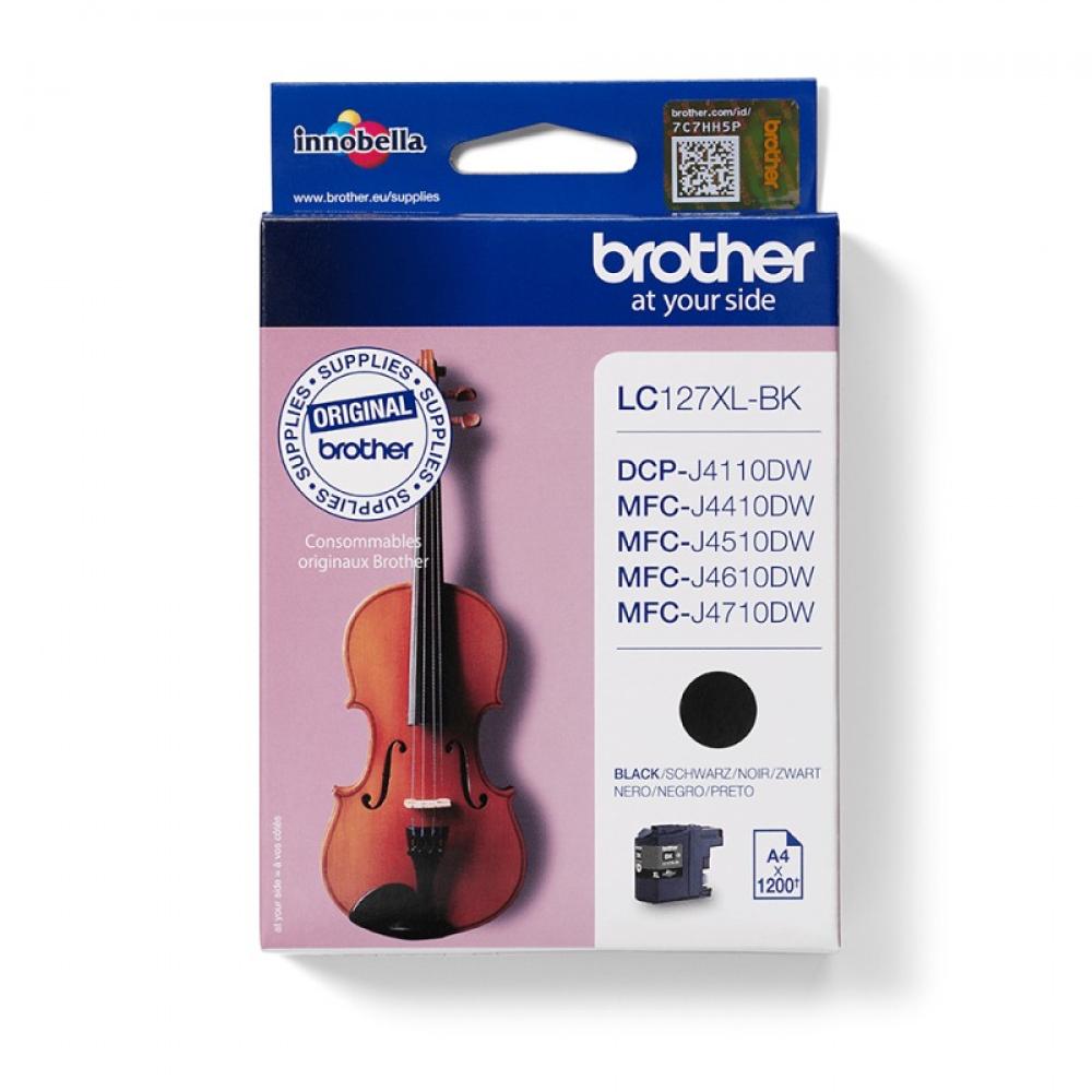 Brother - LC127XLBK cartucho de tinta 1 pieza(s) Original Extra (Súper) alto rendimiento Negro