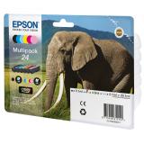 Epson - Elephant Multipack 6-colours 24 Claria Photo HD Ink