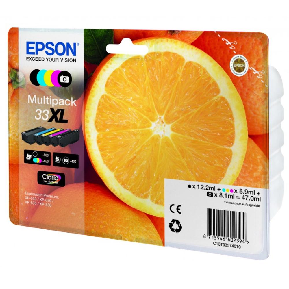 Epson - Oranges Multipack 5-colours 33XL Claria Premium Ink