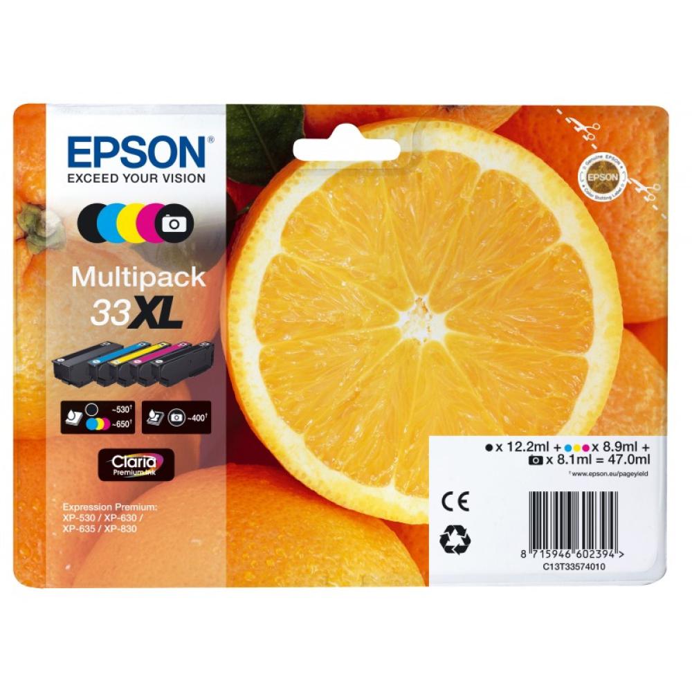 Epson - Oranges Multipack 5-colours 33XL Claria Premium Ink