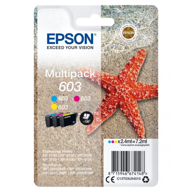 Epson - Multipack 3-colours 603 Ink - C13T03U54020