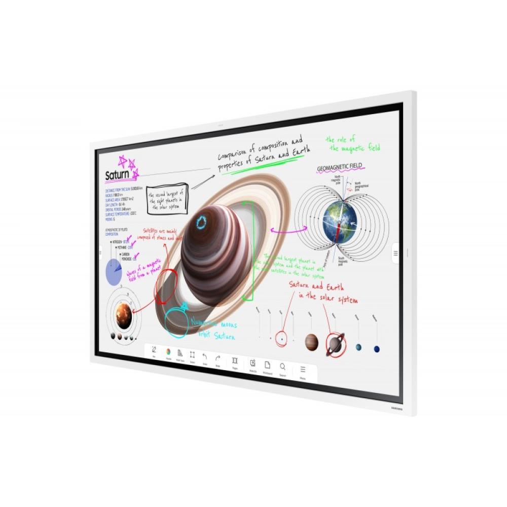 Samsung - WM65B pizarra blanca interactiva 165,1 cm (65") 3840 x 2160 Pixeles Pantalla táctil Gris, Blanco - LH65WMBWBGCXEN?ES