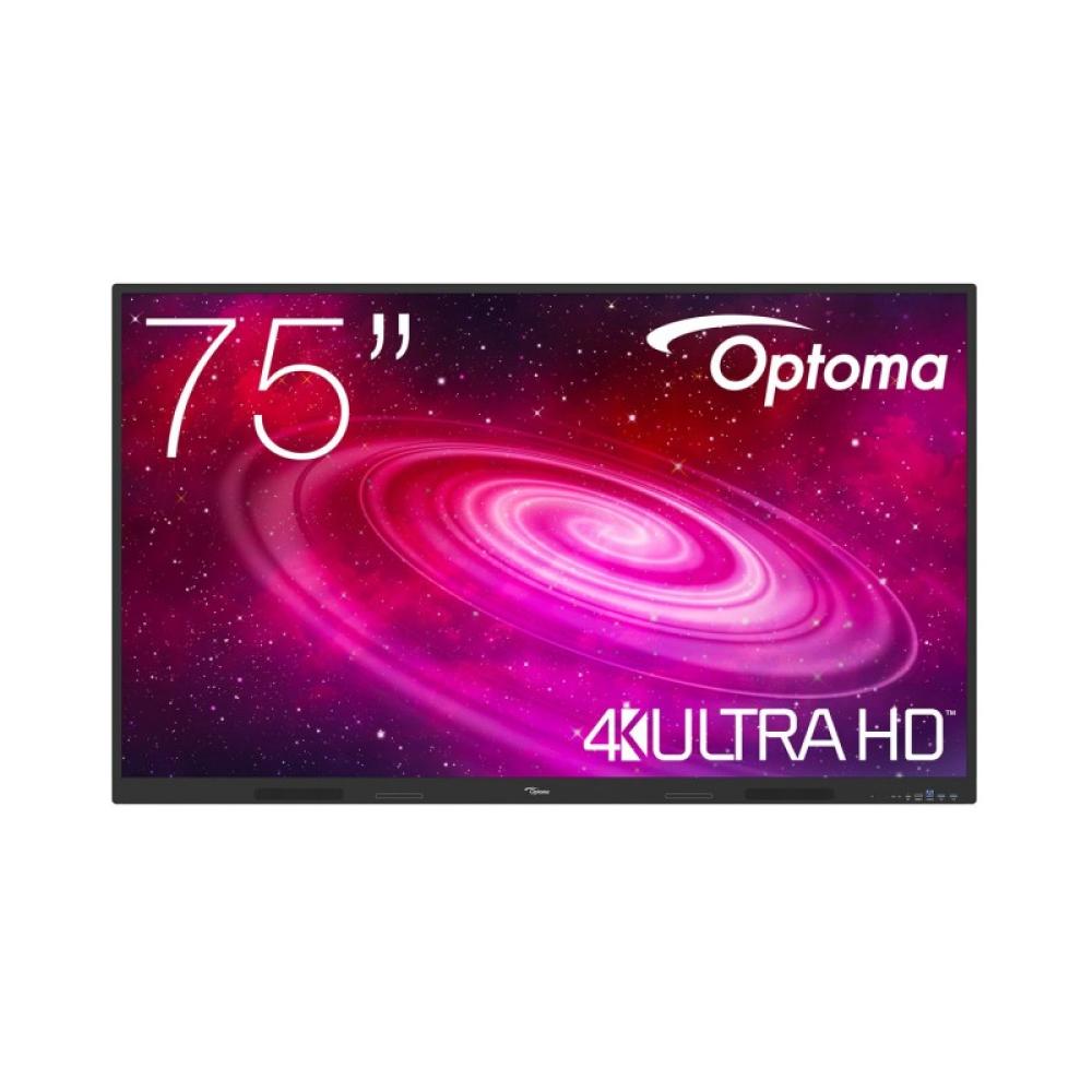 Optoma - 1751RK pizarra blanca interactiva 190,5 cm (75") 3840 x 2160 Pixeles Pantalla táctil Negro HDMI