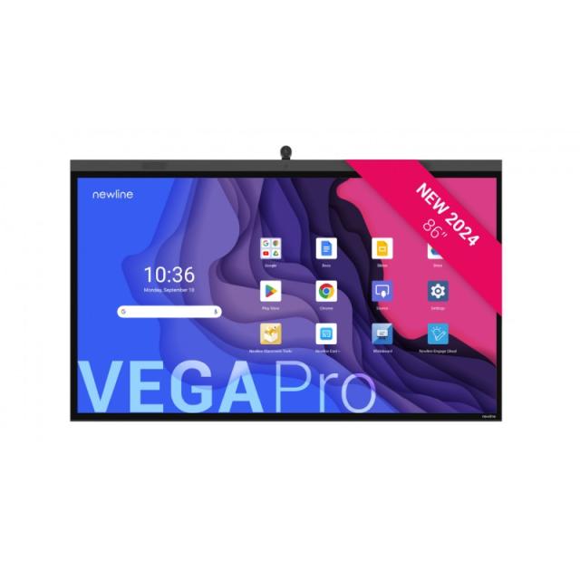 Newline - Vega Pro pizarra blanca interactiva 2,18 m (86") 3840 x 2160 Pixeles Pantalla táctil